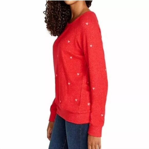 Buffalo Red Heart pattern soft Sweater size M - Picture 9 of 10